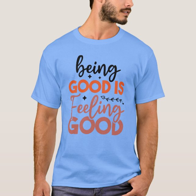 Die Kunst des positiven Hundes | Motivierend Angeb T-Shirt (Vorderseite)