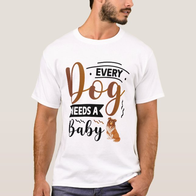 Die Kunst des positiven Hundes | Motivierend Angeb T-Shirt (Vorderseite)