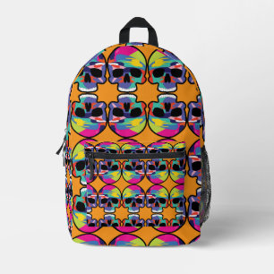 Die Kunst des Skeletts Bedruckter Rucksack