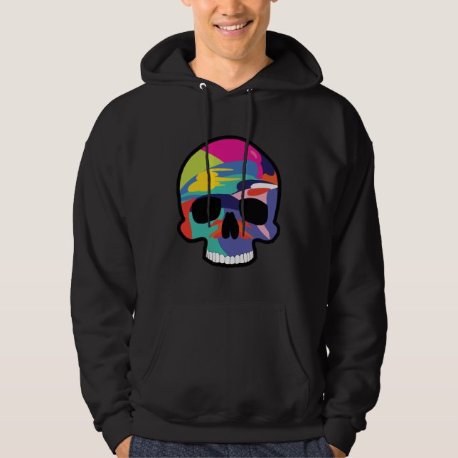 Die Kunst des Skeletts Hoodie (Vorderseite)