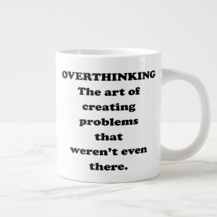 Die Kunst des Überdenkens - ein sonniger Büro Hu Jumbo-Tasse