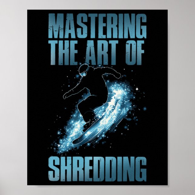 Die Kunst des Zerkleinerns meistern Poster (Vorne)