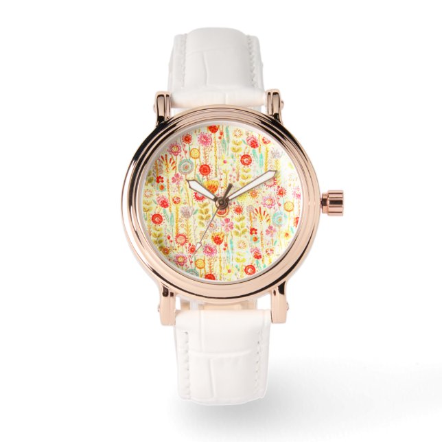 Die Kunst und das Design von Frauen beobachten Armbanduhr (Vorderseite)