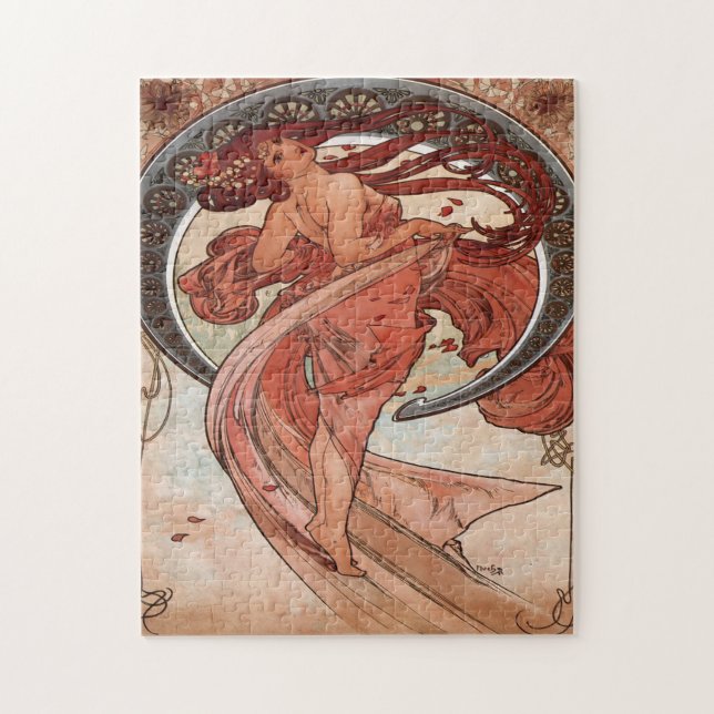 Die Künste - Tanz (1898) Alphonse Mucha (Vertikal)