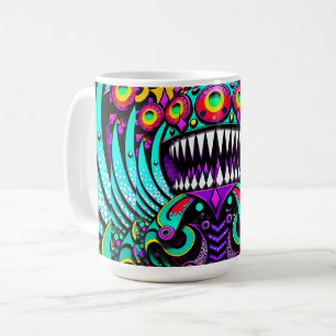 Die Kunstkriege füttern - Ken Gage Art Kaffeetasse