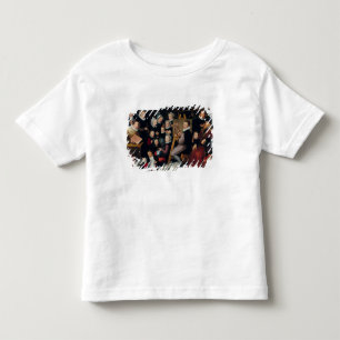Die Künstler-Malerei, umgeben von seiner Familie Kleinkind T-shirt