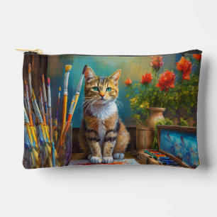 Die künstlerische Katze Zubehörtasche