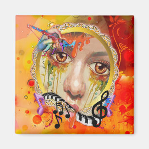 Die künstlerische Palette Magnet