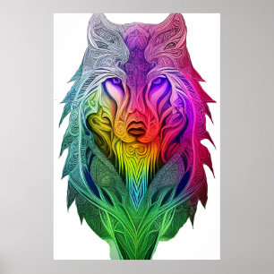 Die künstlerische Vision der Sigma Wolf Illustrati Poster