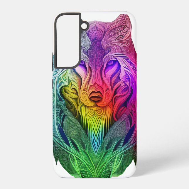 Die künstlerische Vision der Sigma Wolf Illustrati Samsung Galaxy Hülle (Rückseite)