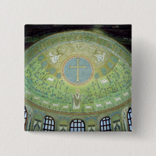 Die Kuppel mit einem darstellenden Mosaik Button