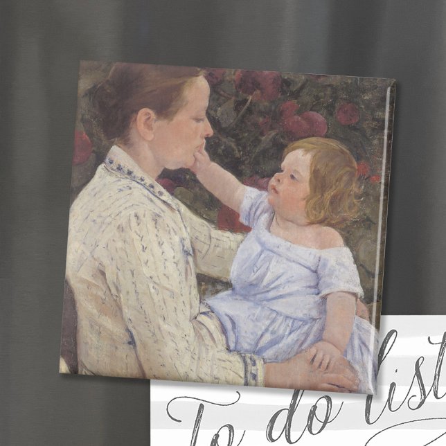 Die Kur des Kindes | Mary Cassatt Magnet (Von Creator hochgeladen)