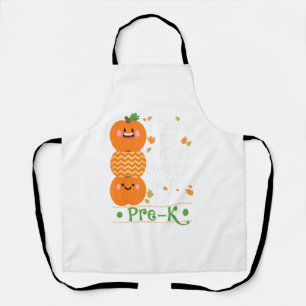 Die Kürme im Patch Pre-K Halloween-Lehrer Schürze