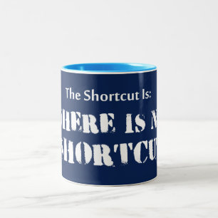 Die Kürzung ist, es gibt keine Kürzung Zweifarbige Tasse