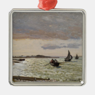 Die Küste bei Sainte-Adresse, 1864 Silbernes Ornament