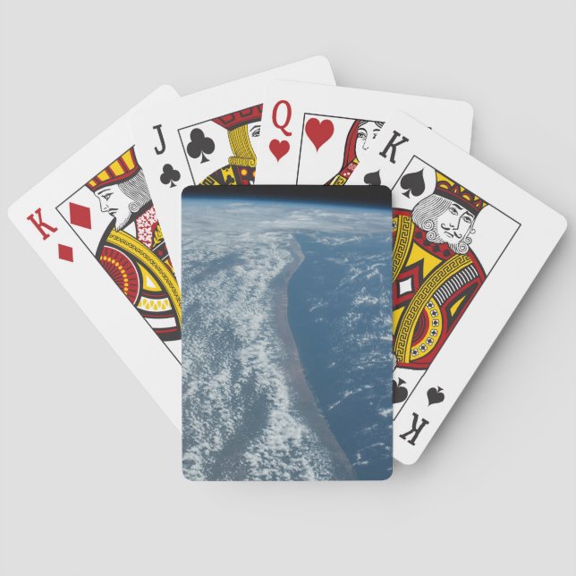 Die Küste des Indischen Ozeans in Kenia und Somali Spielkarten (Rückseite)