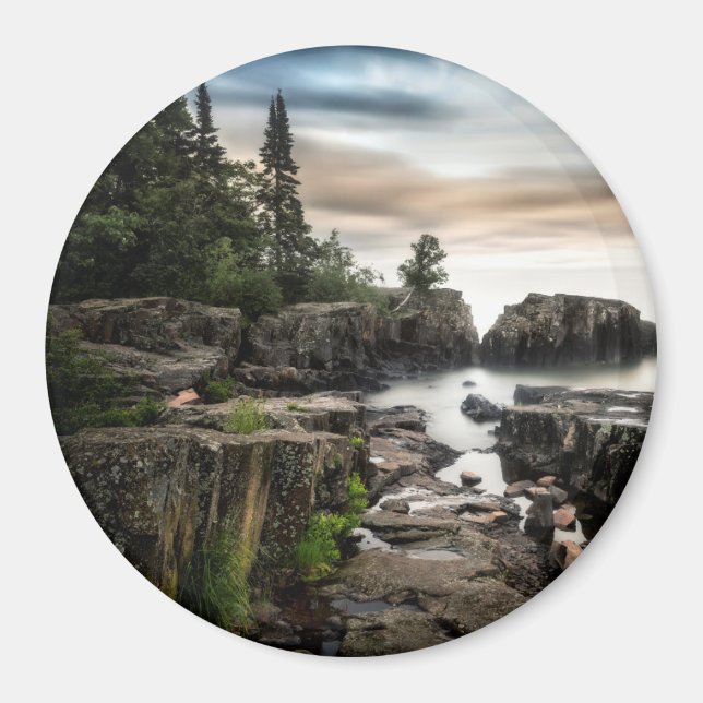 Die Küste des Lake Superior | Minnesota Magnet (Vorne)