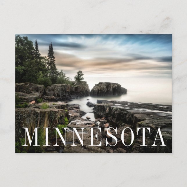 Die Küste des Lake Superior | Minnesota Postkarte (Vorderseite)