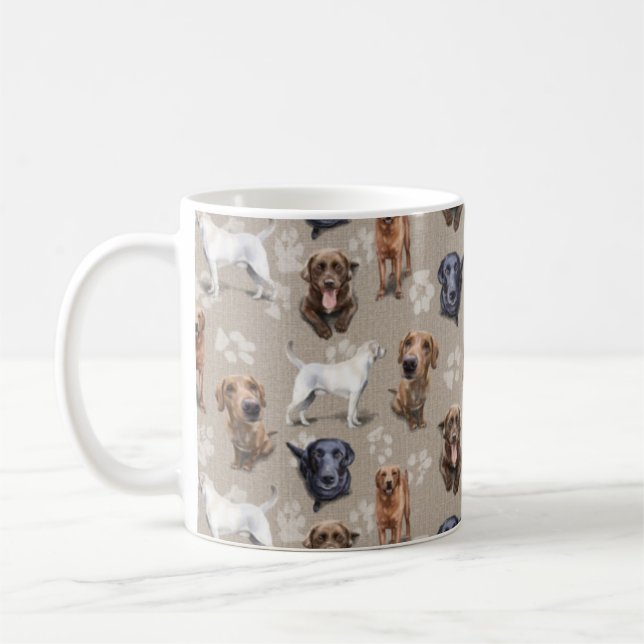 Die Labrador-Tasse Kaffeetasse (Links)