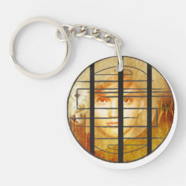 Die Labyrinth-Wand Schlüsselanhänger