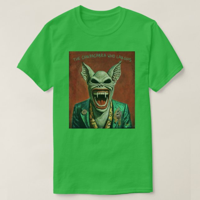 Die lachende Chupacabra T-Shirt (Design vorne)