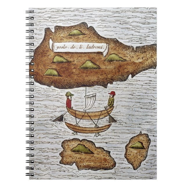 DIE LADRONE INSELN NOTIZBLOCK (Vorderseite)