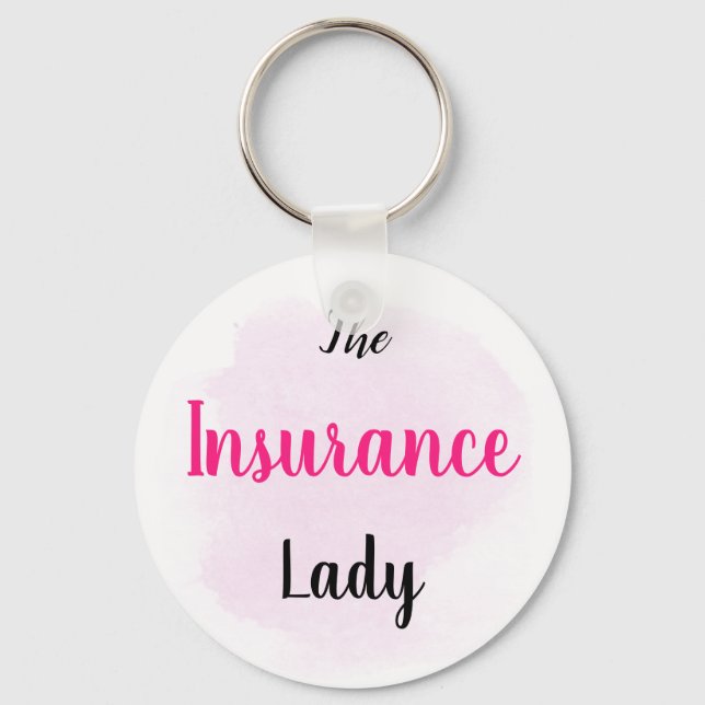 Die Lady der Versicherungen - Geschenk für das Mar Schlüsselanhänger (Vorderseite)
