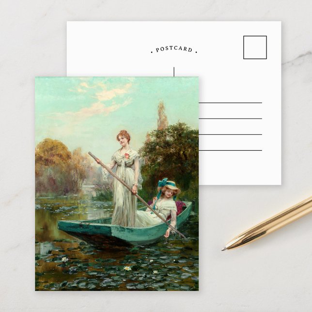 Die Lady des Sees | Henry John Yeend King Postkarte (Von Creator hochgeladen)