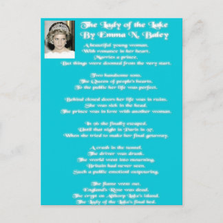 Die Lady des Sees Postkarte