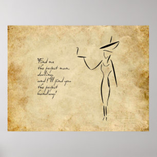 Die Lady im Big Hat #2 Poster