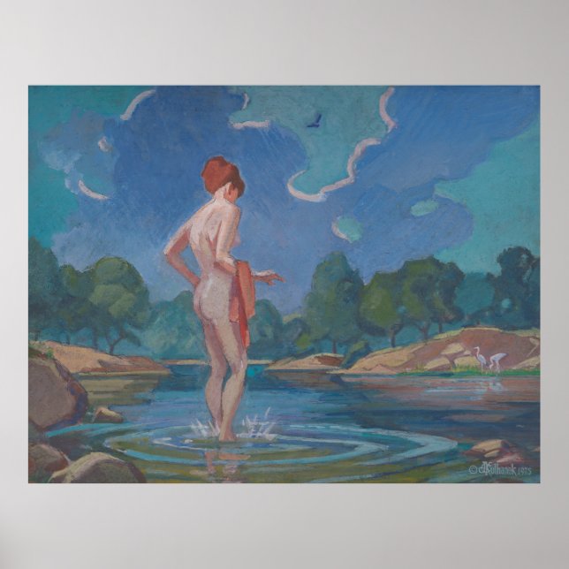 Die Lady in Wading - Kulhanek (1975) Poster (Vorne)