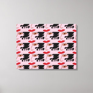 Die Lady Leinwanddruck