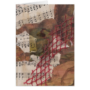 Die Lady Mixed Media Collage