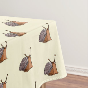 Die Lady-Schnecke Tischdecke