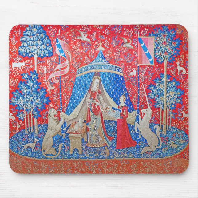 Die Lady und das Unicorn / A Mon Seul Desir Mousepad (Vorne)