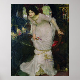 Die Lady von Shallot von John Waterhouse Poster