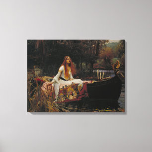 Die Lady von Shalott: Eine keltische Geisterstory Leinwanddruck