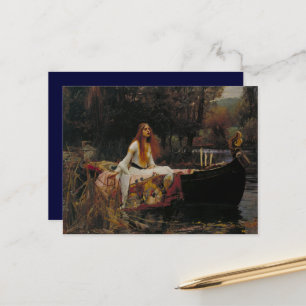 Die Lady von Shalott: Eine keltische Geisterstory Postkarte