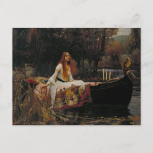 Die Lady von Shalott: Eine keltische Geisterstory Postkarte