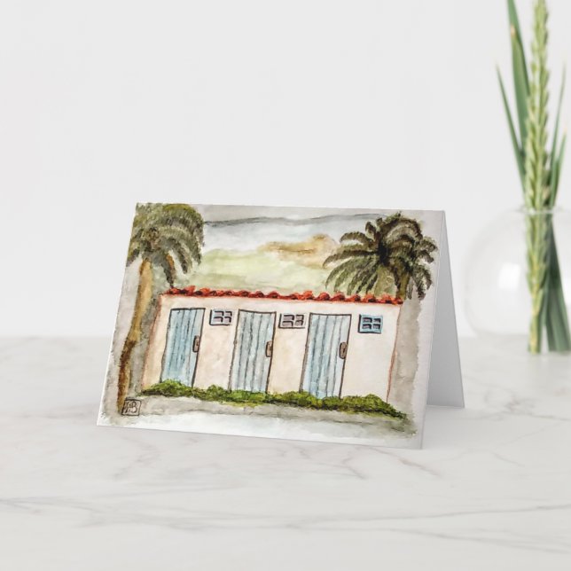 Die Lagune von Malibu Karte (Vorderseite)