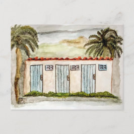 Die Lagune von Malibu Postkarte