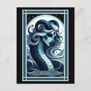 Die Lamia Tarot Card Postkarte