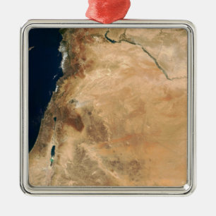 Die Länder von Israel entlang dem Ostufer Ornament Aus Metall