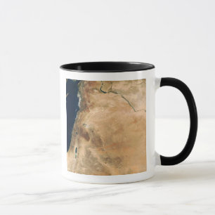 Die Länder von Israel entlang dem Ostufer Tasse