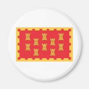 Die Landkreis-Flagge von größerem Manchester Magnet