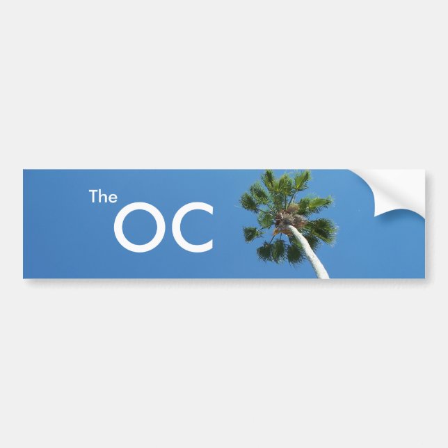 Die Landkreis-Kalifornien-Autoaufkleber-Kunst OCS Autoaufkleber (Vorne)