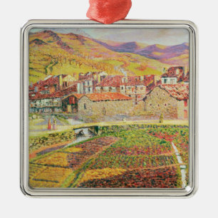 Die Landschaft Ornament Aus Metall