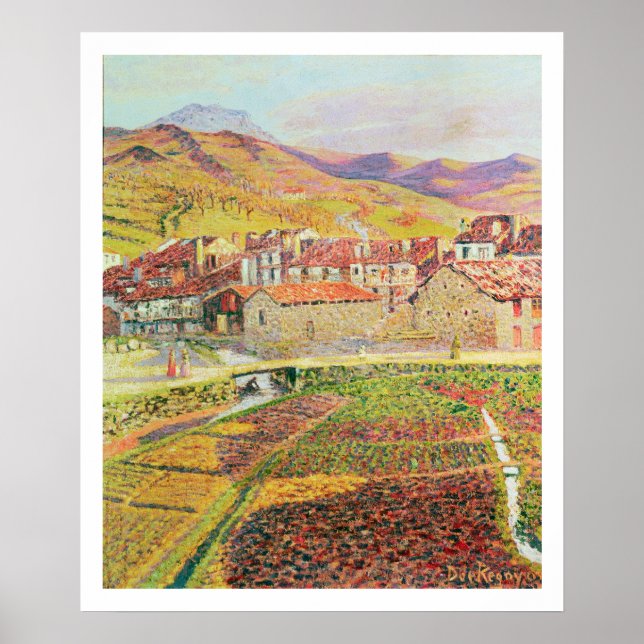 Die Landschaft Poster (Vorne)