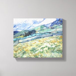 Die Landschaft von Van Gogh aus Saint-Rémy Leinwanddruck