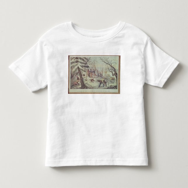 Die Landung der Pilger bei Plymouth Kleinkind T-shirt (Vorderseite)